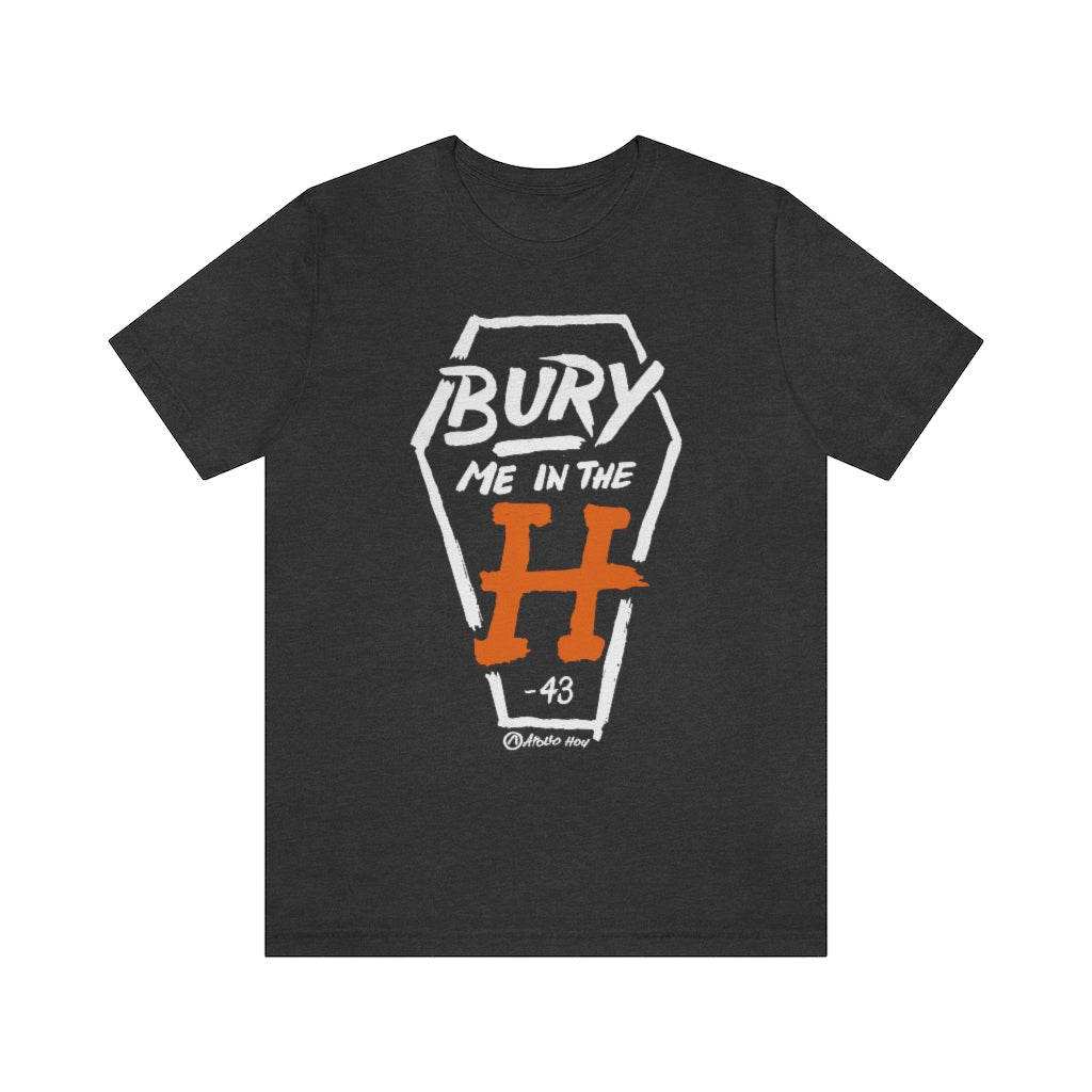 Bury Me In The H (Coffin Variant) Unisex Jersey Short-Sleeve Tee