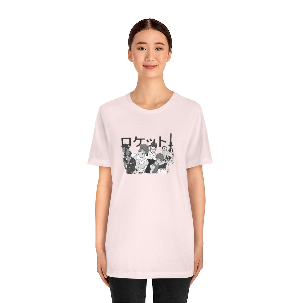 Rokketo Anime Unisex Jersey Tee