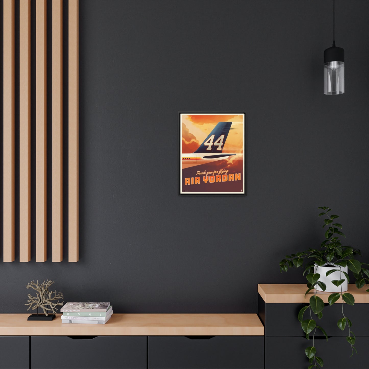 "Air Yordan" - Premium Canvas Wrap with Vertical Frame 16x20