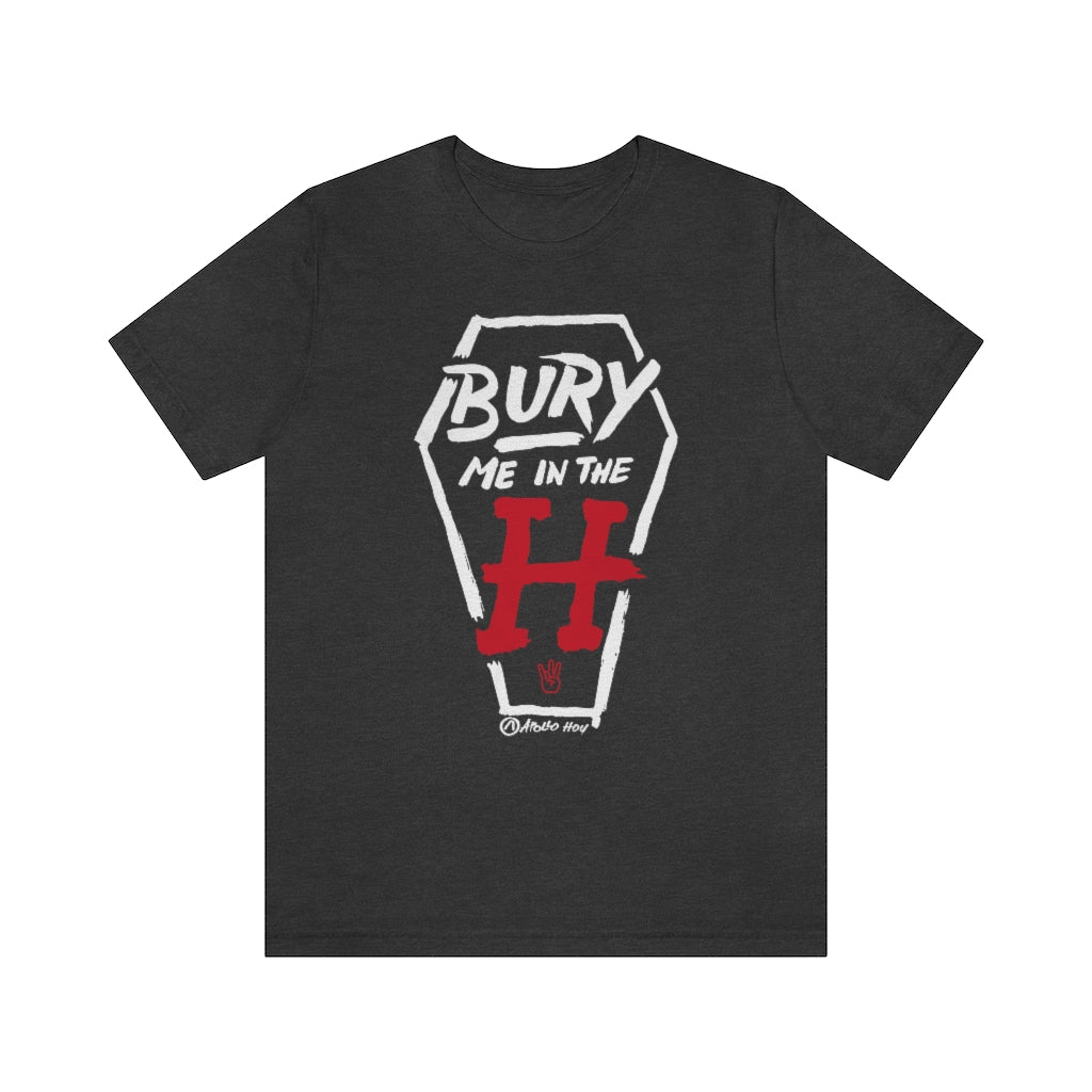 Bury Me In The H (UH Variant) Unisex Jersey Short-Sleeve Tee