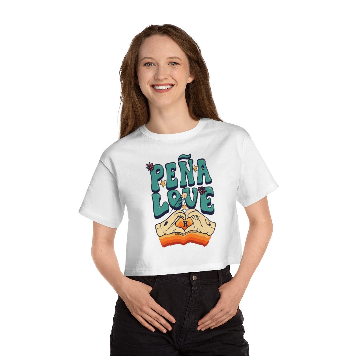 Peña Love Champion Women's Heritage Cropped T-Shirt
