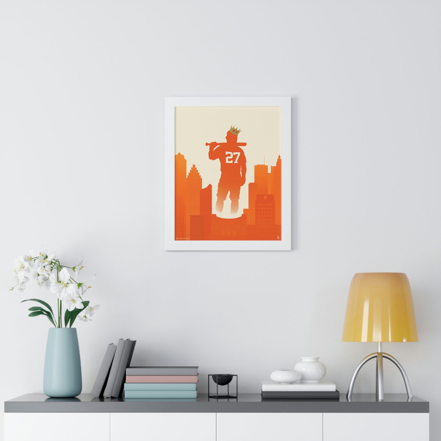 El Gigante - Framed Vertical Print