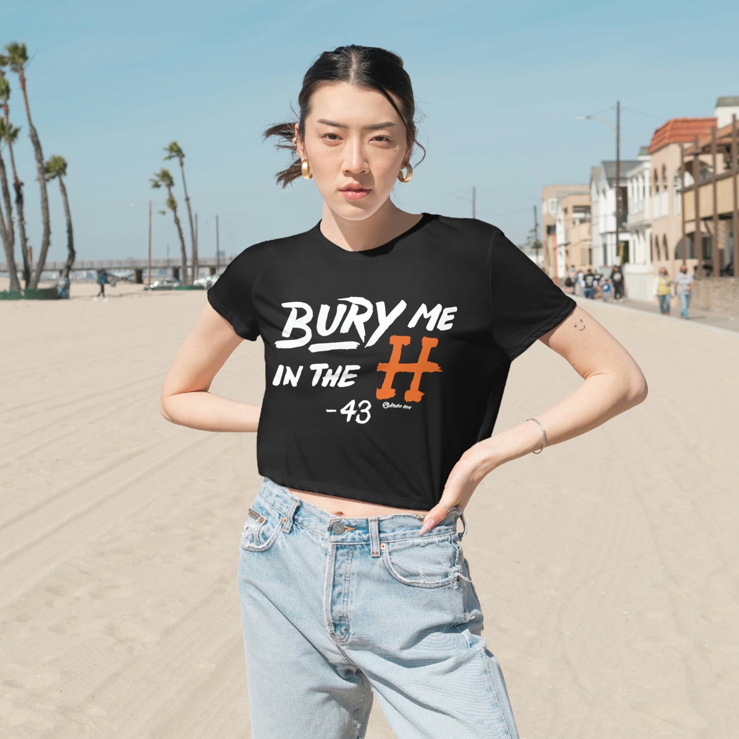 Bury Me In The H Cropped Tee