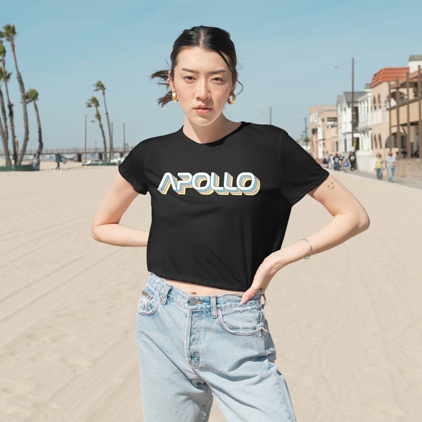 Apollo Pastel Cropped Tee
