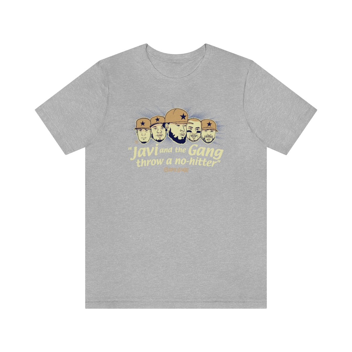 "Javi and the GANG throw a no-hitter" Unisex Jersey Tee