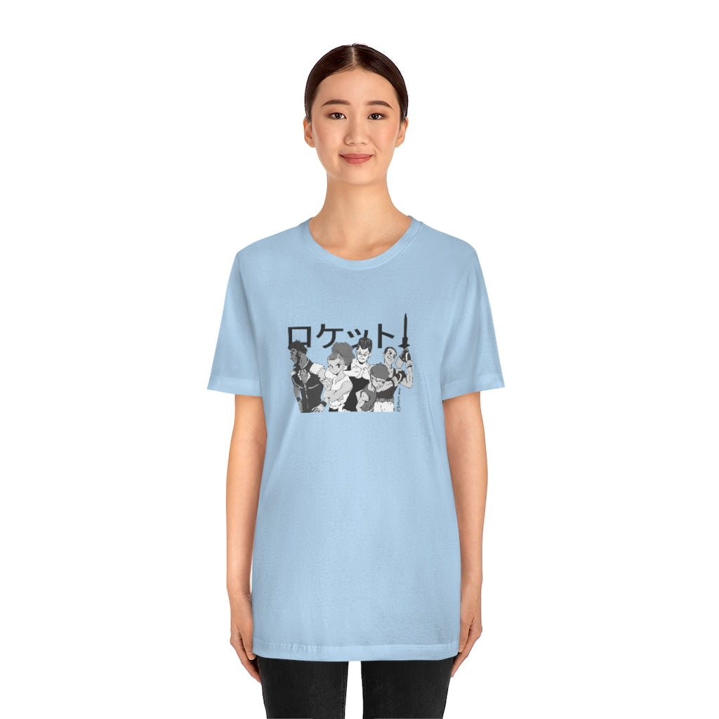 Rokketo Anime Unisex Jersey Tee