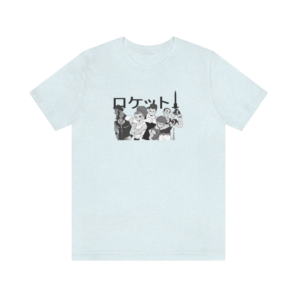 Rokketo Anime Unisex Jersey Tee