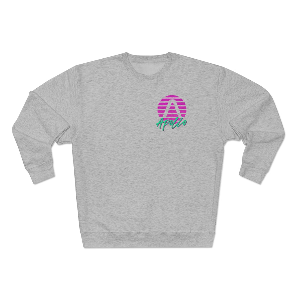 Apollo 80s Unisex Premium Crewneck Sweatshirt