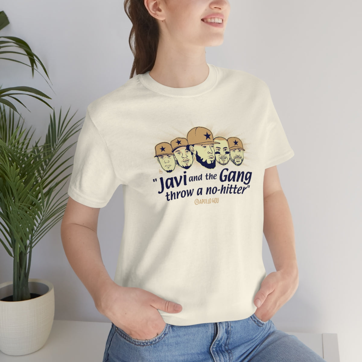 "Javi and the GANG throw a no-hitter" Unisex Jersey Tee