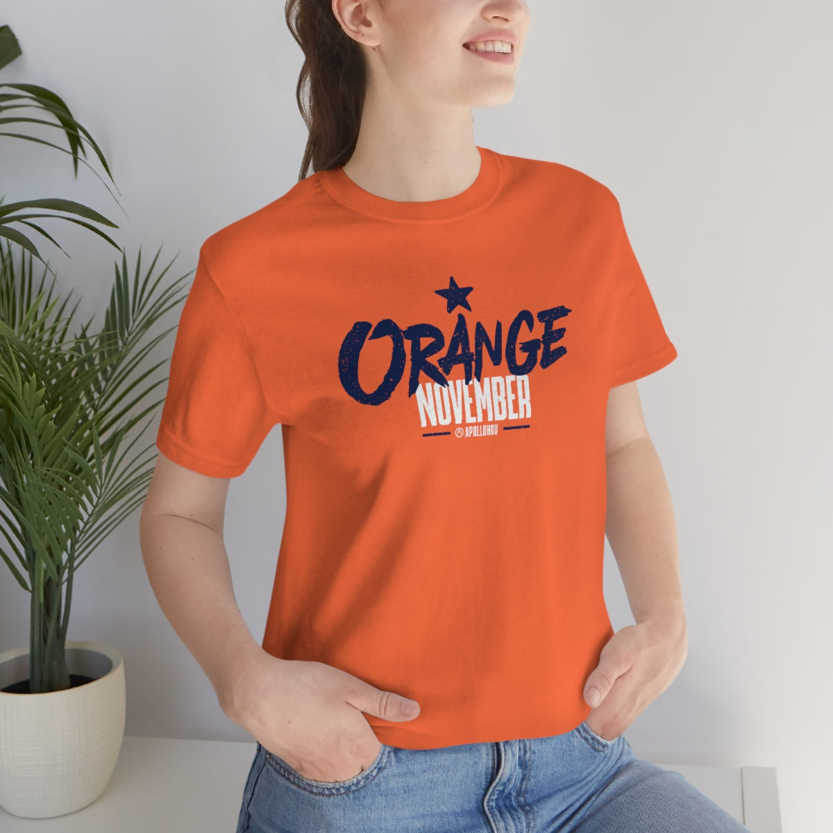 Orange November Unisex Jersey Tee