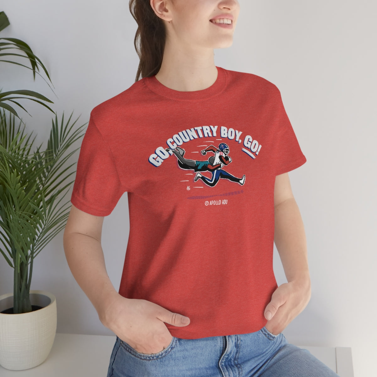 Go, Country Boy, Go! Unisex Jersey Tee