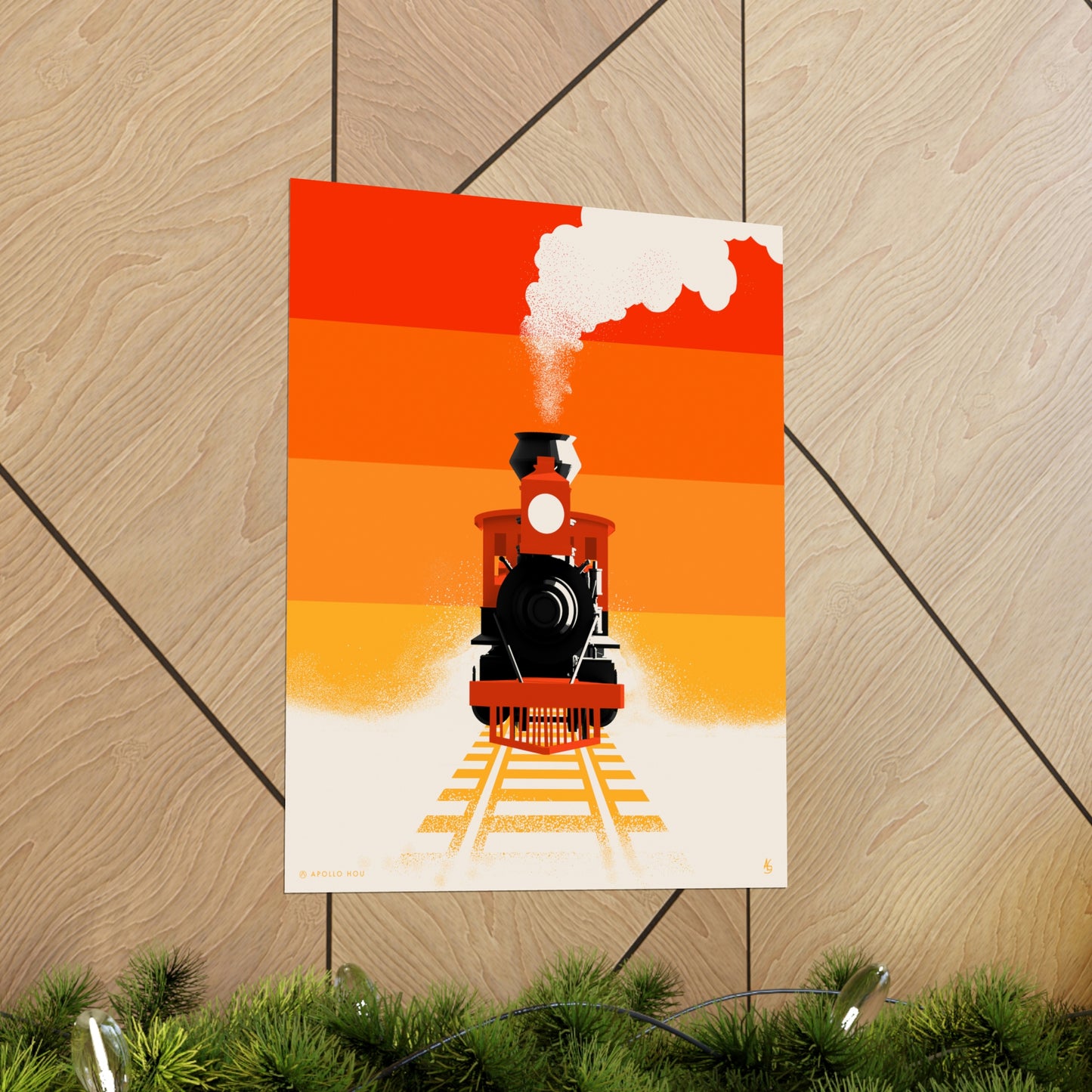 Train - Premium Matte Vertical Print