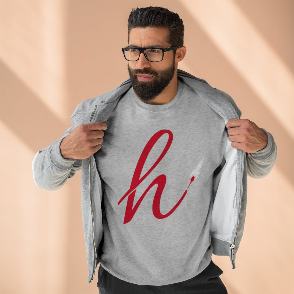 Red H Rocket Premium Crewneck Sweatshirt