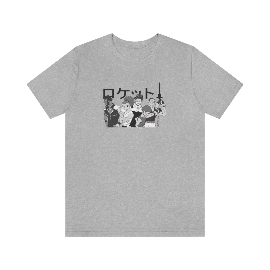 Rokketo Anime Unisex Jersey Tee