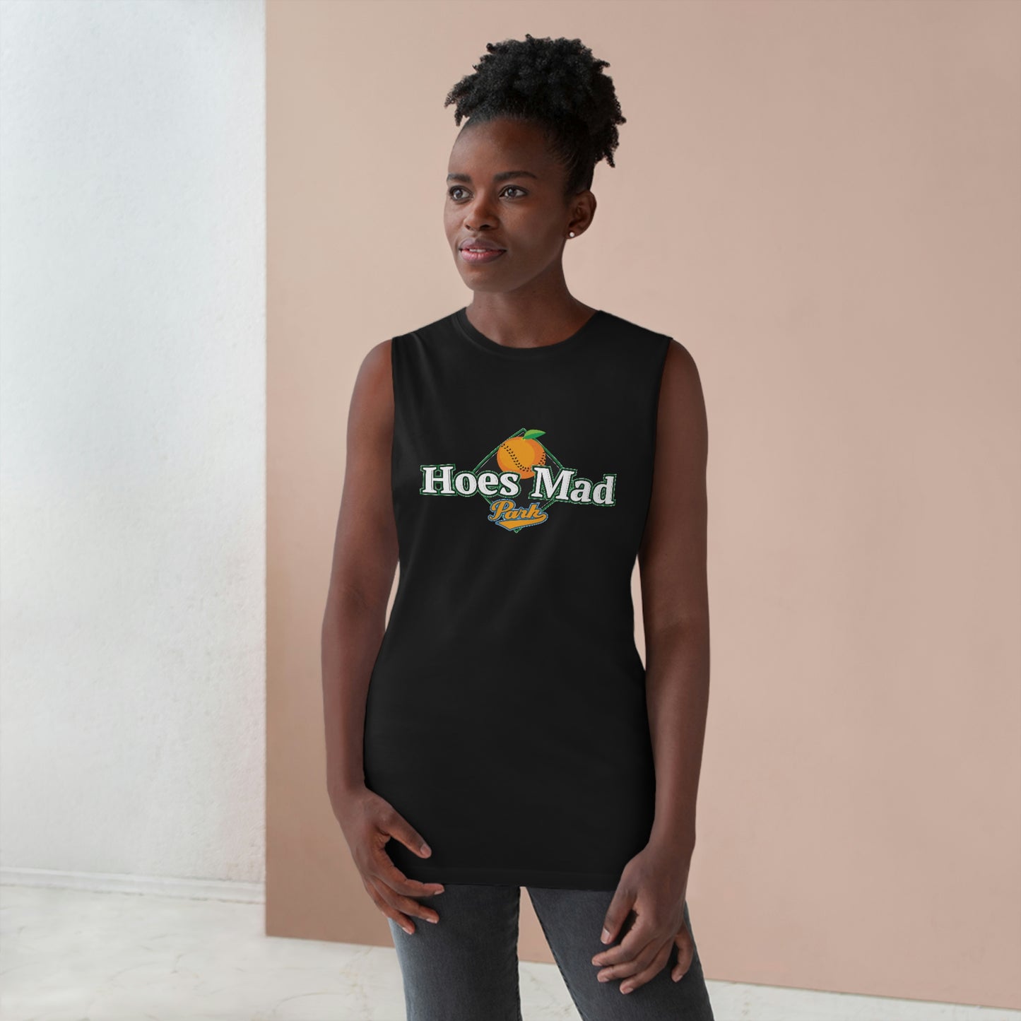 Hoes Mad Park Raw Edge Tank