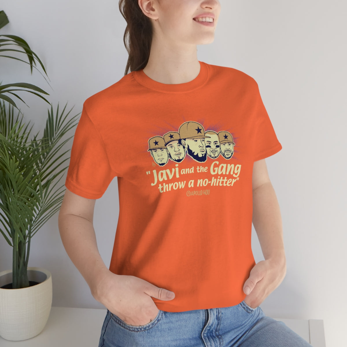 "Javi and the GANG throw a no-hitter" Unisex Jersey Tee