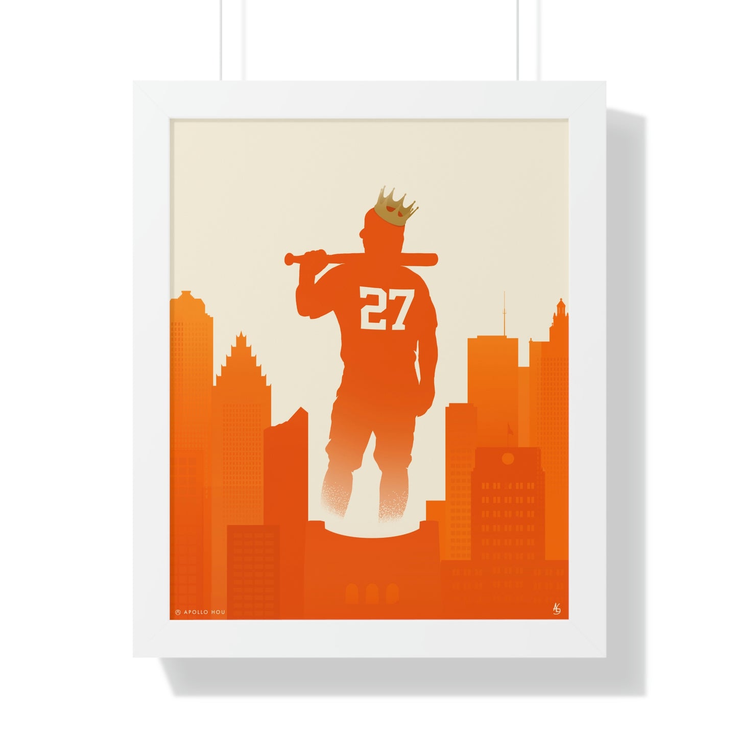 El Gigante - Framed Vertical Print