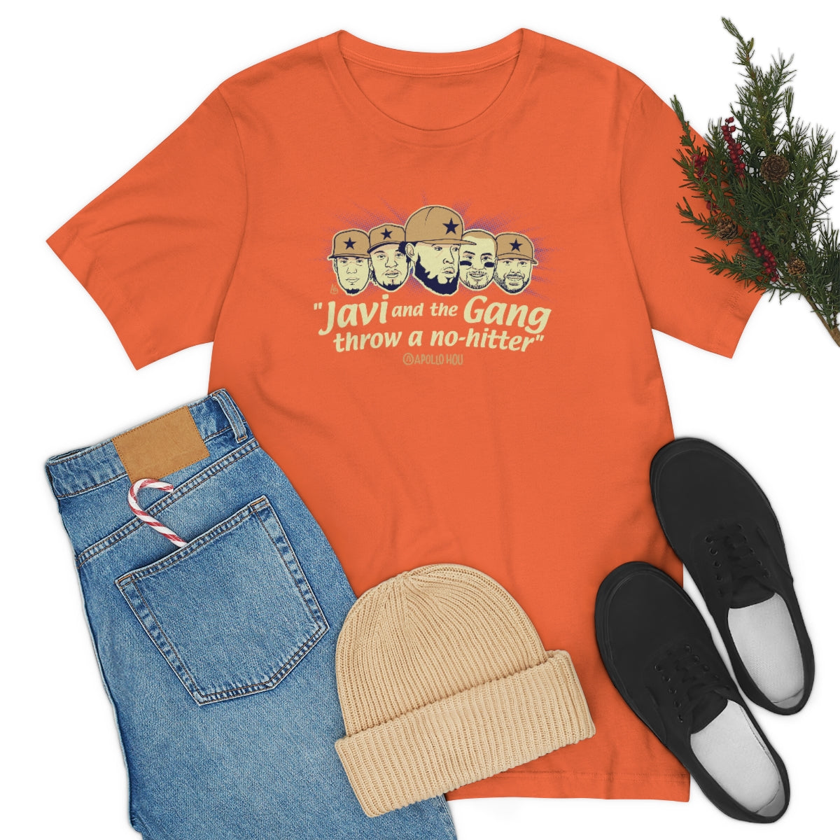 "Javi and the GANG throw a no-hitter" Unisex Jersey Tee