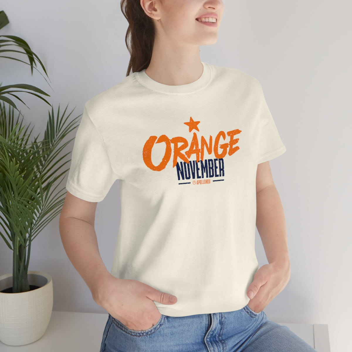 Orange November Unisex Jersey Tee