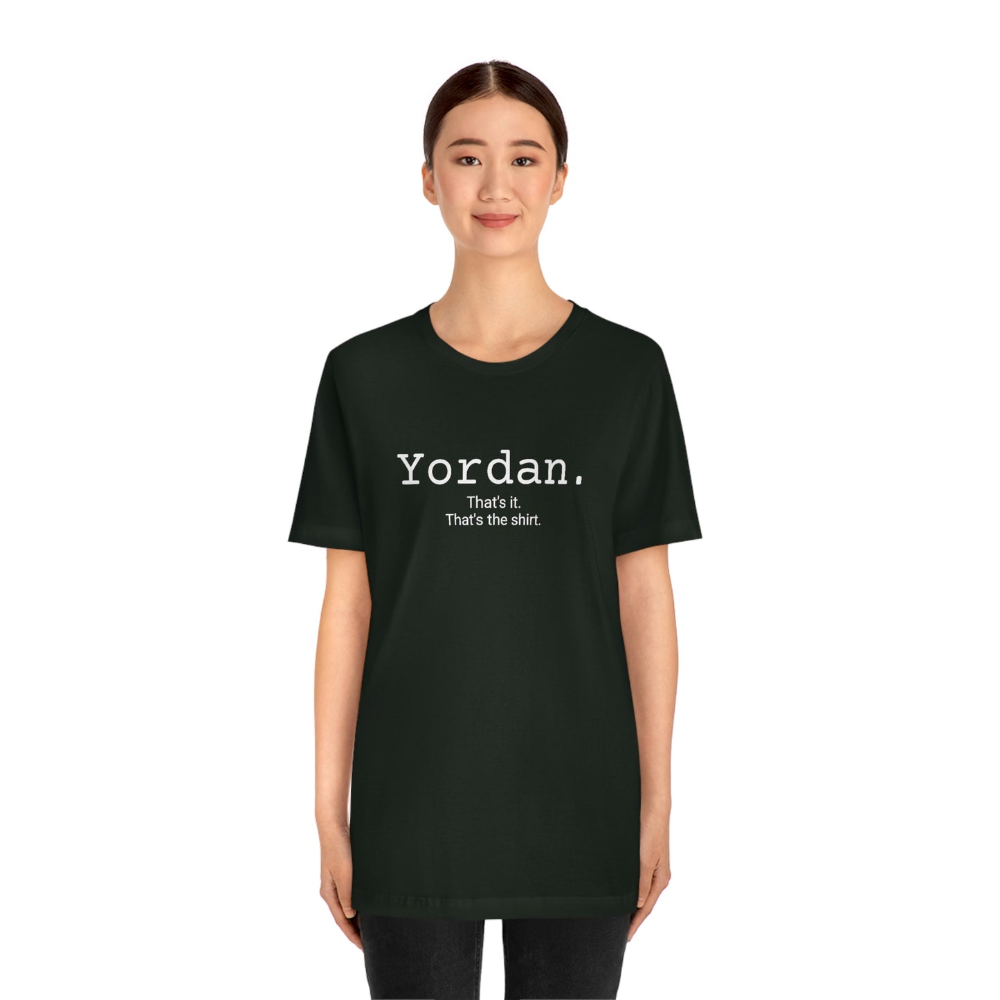 Yordan. Unisex Jersey Tee