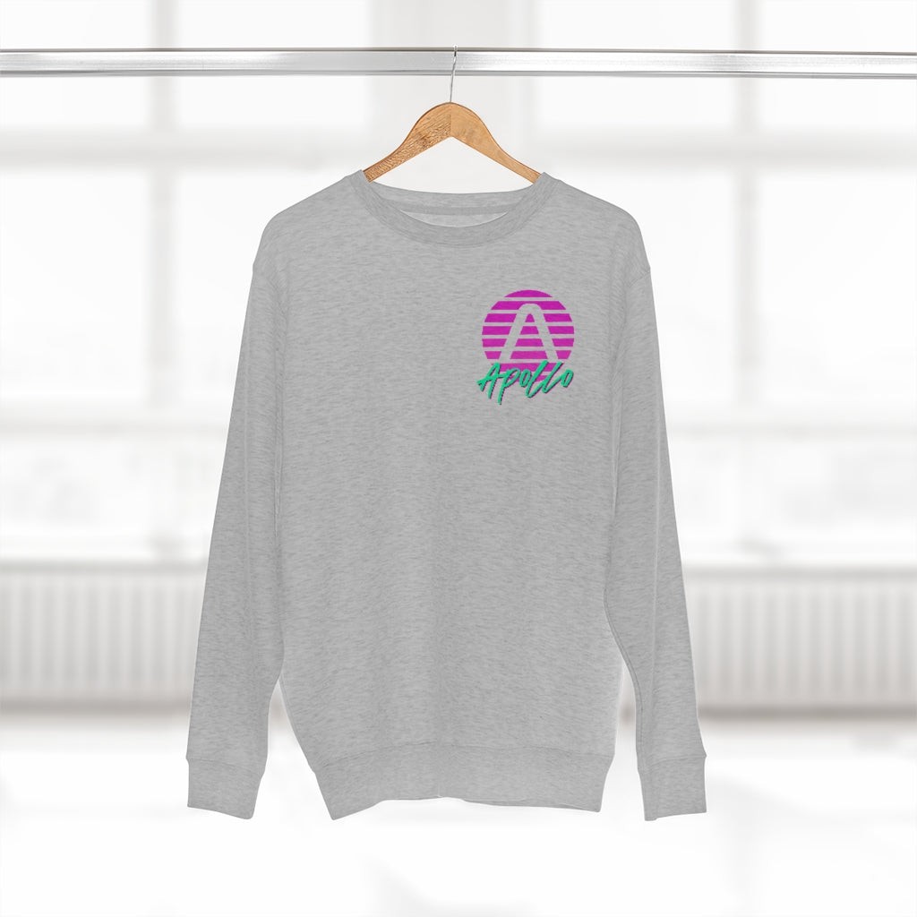 Apollo 80s Unisex Premium Crewneck Sweatshirt