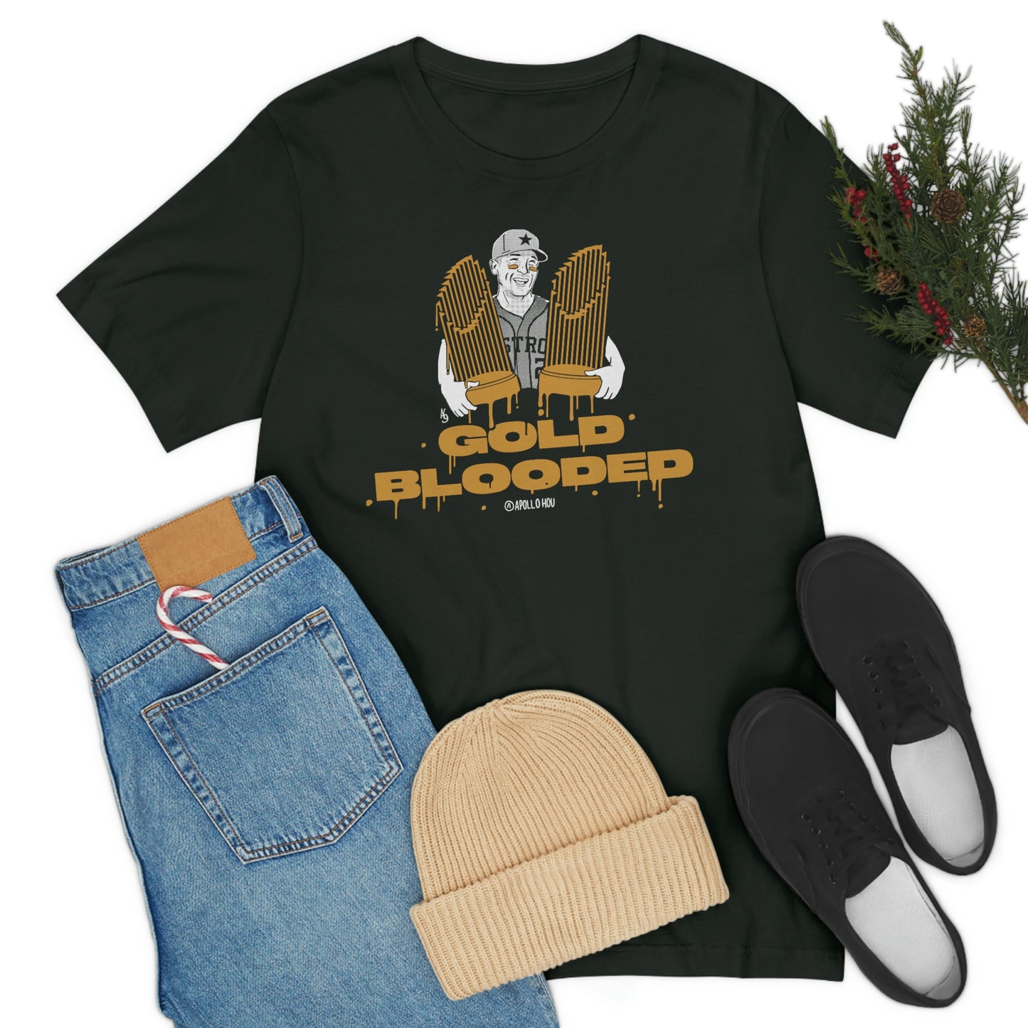 GOLD BLOODED Unisex Jersey Tee
