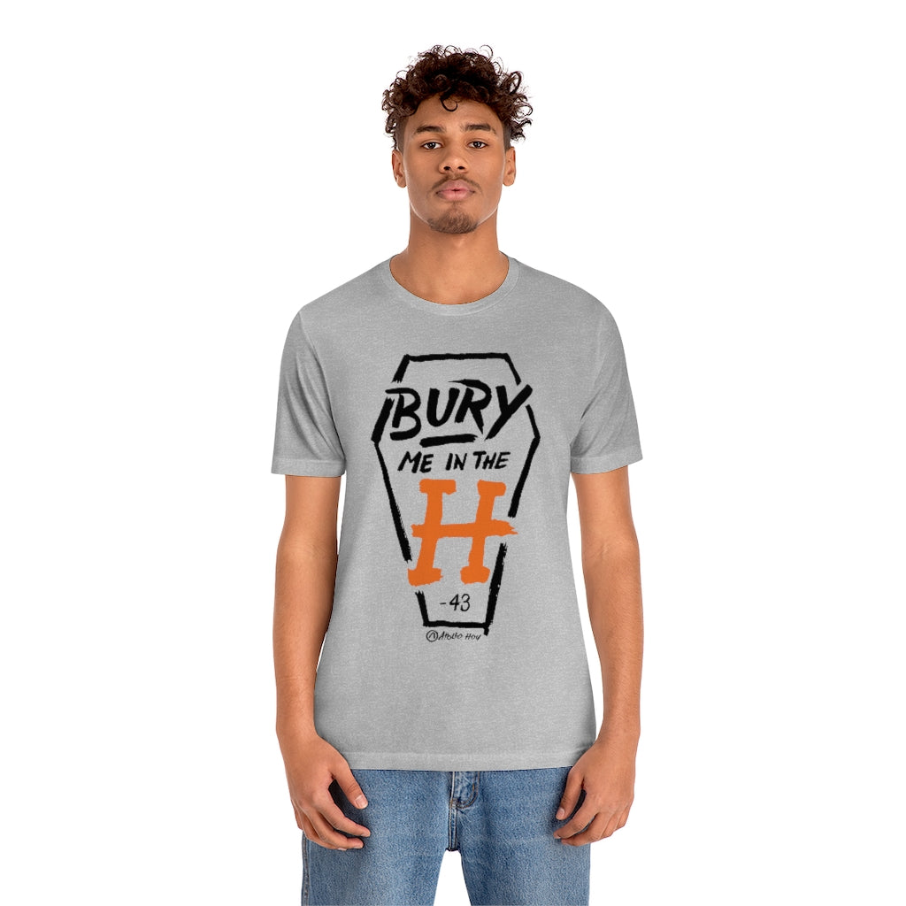 Bury Me In The H (Coffin Variant) Unisex Jersey Short-Sleeve Tee