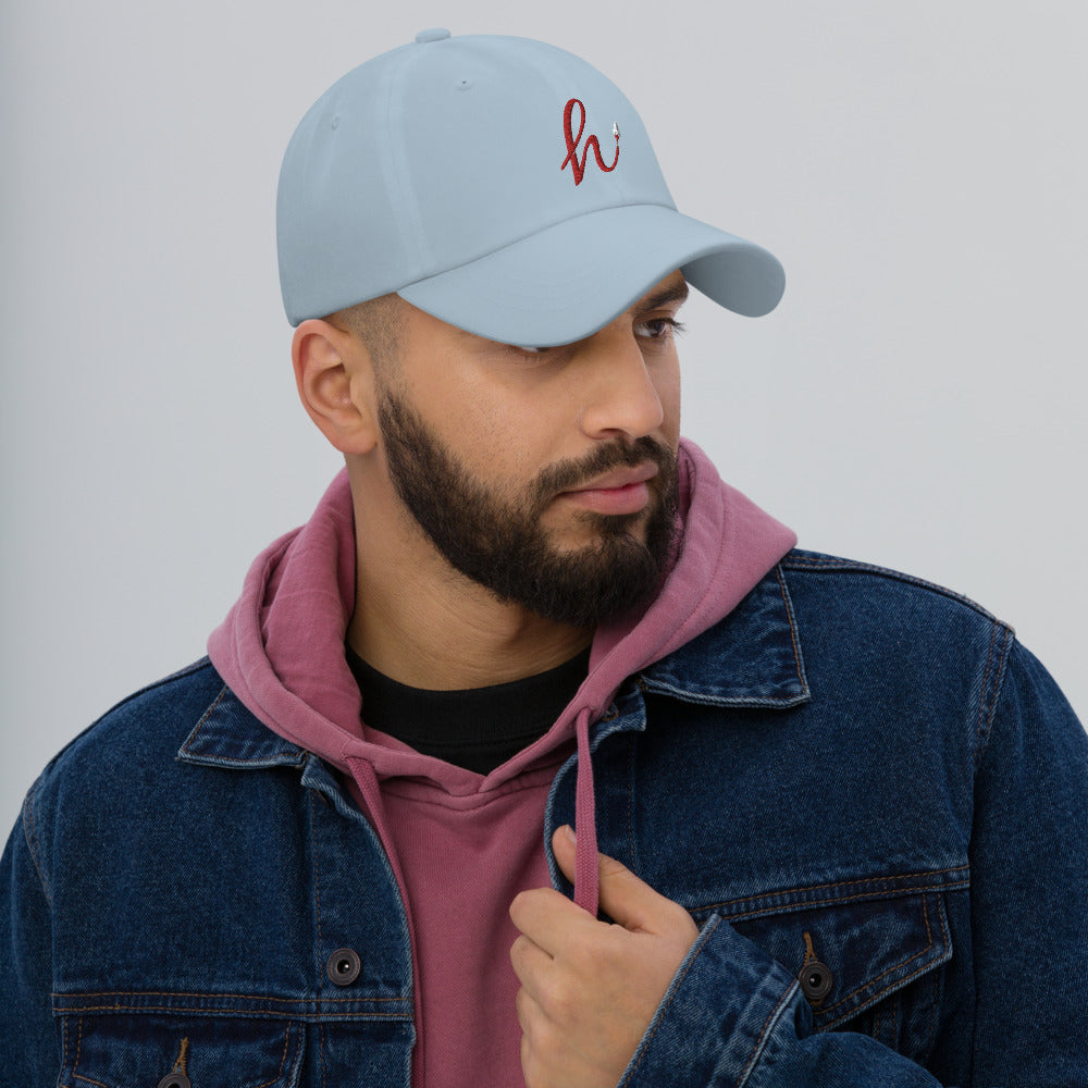 h Rocket (Red h) Dad hat