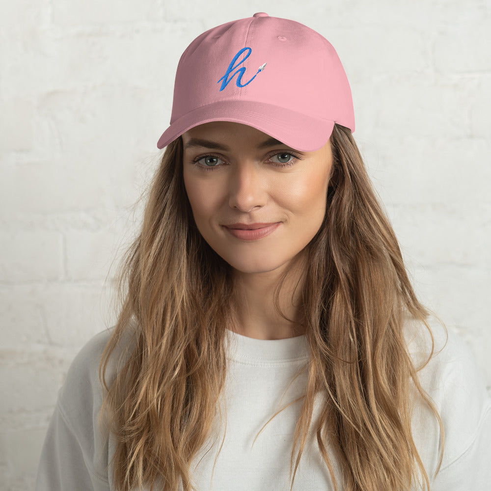 h Rocket (Blue h) Dad hat