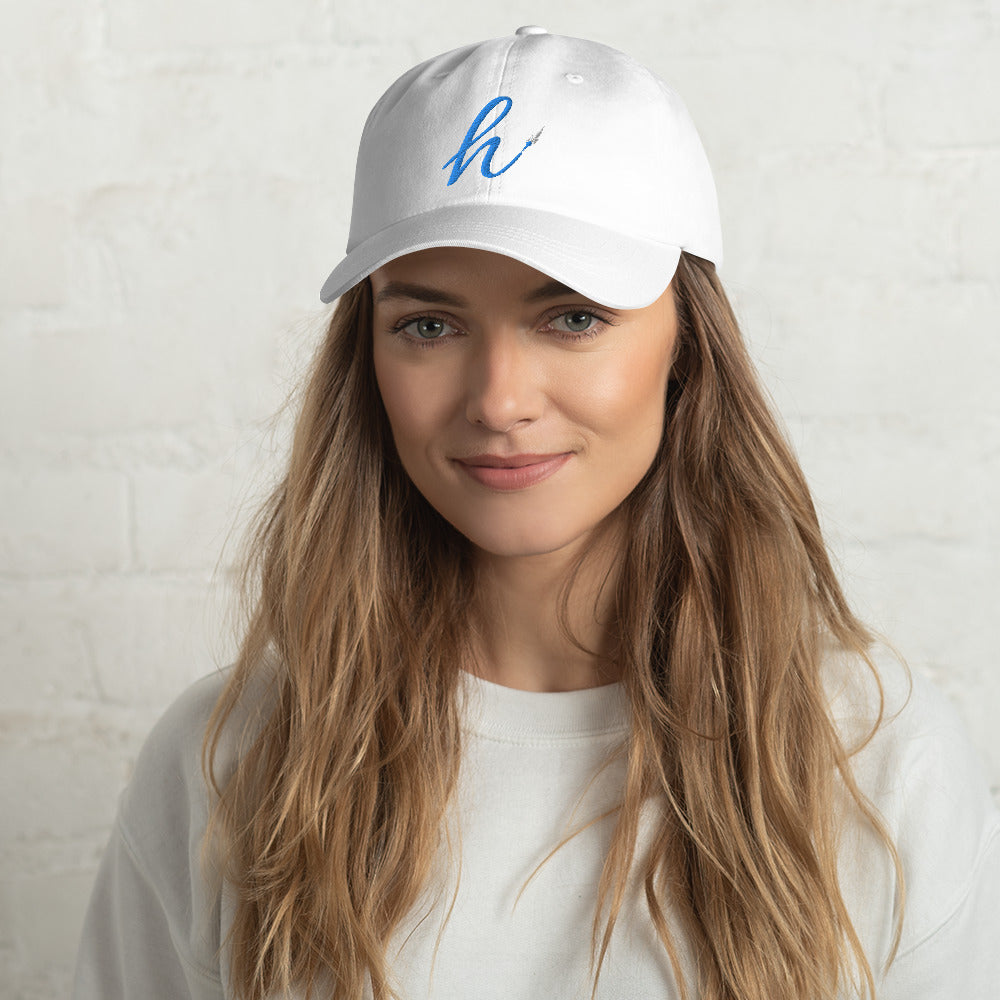 h Rocket (Blue h) Dad hat