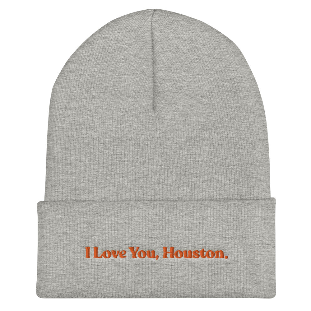 I Love You, Houston. Cuffed Beanie