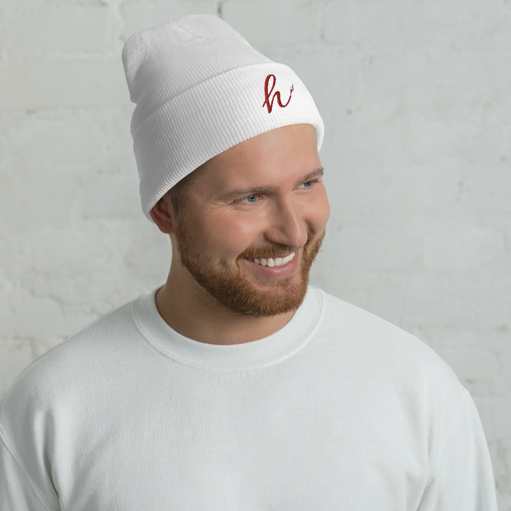 h Rocket (Red h) Cuffed Beanie