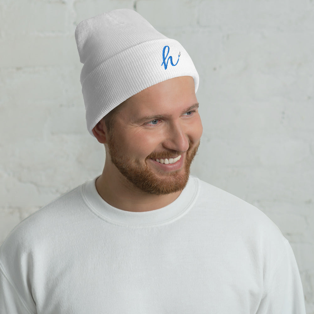 h Rocket (Blue h) Cuffed Beanie