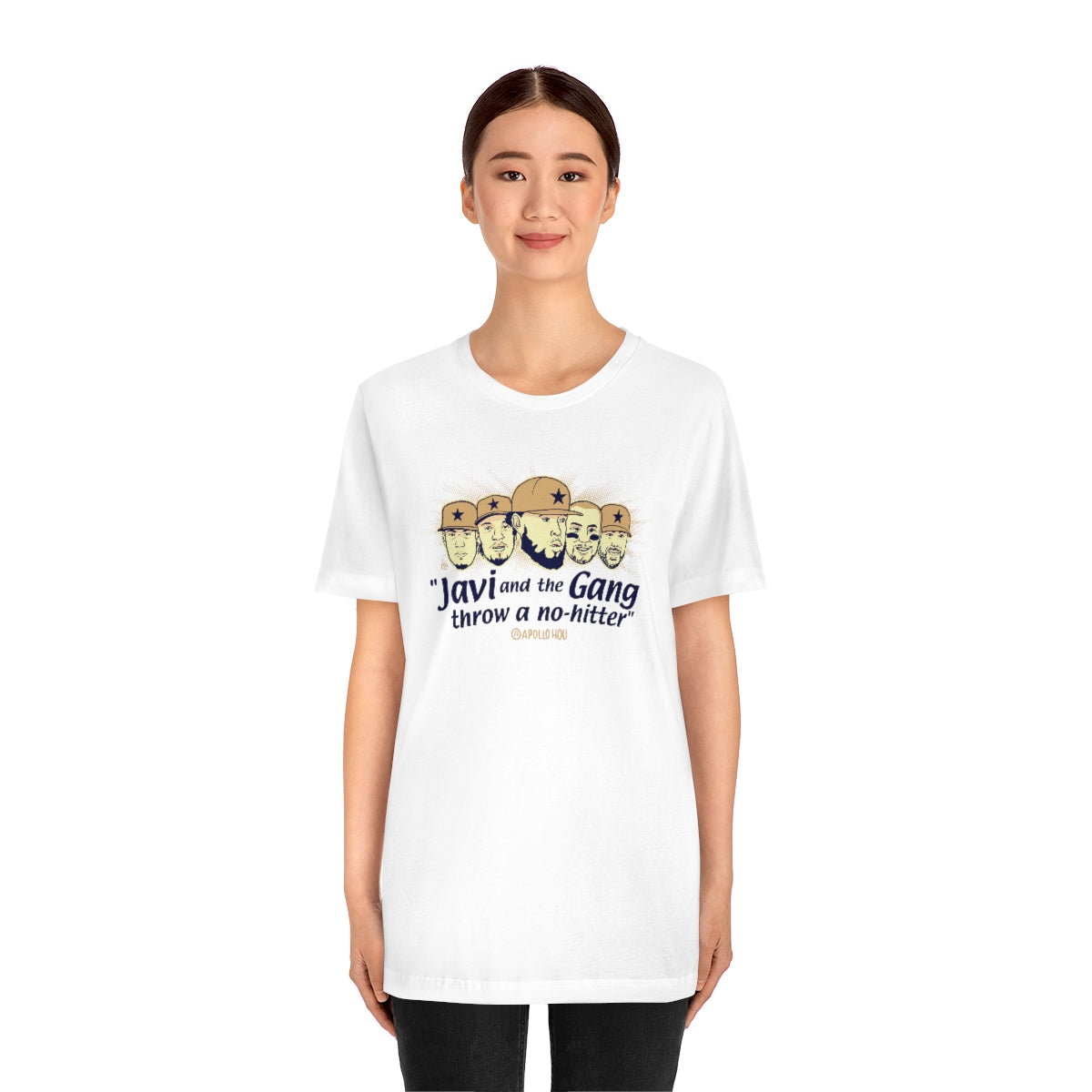 "Javi and the GANG throw a no-hitter" Unisex Jersey Tee