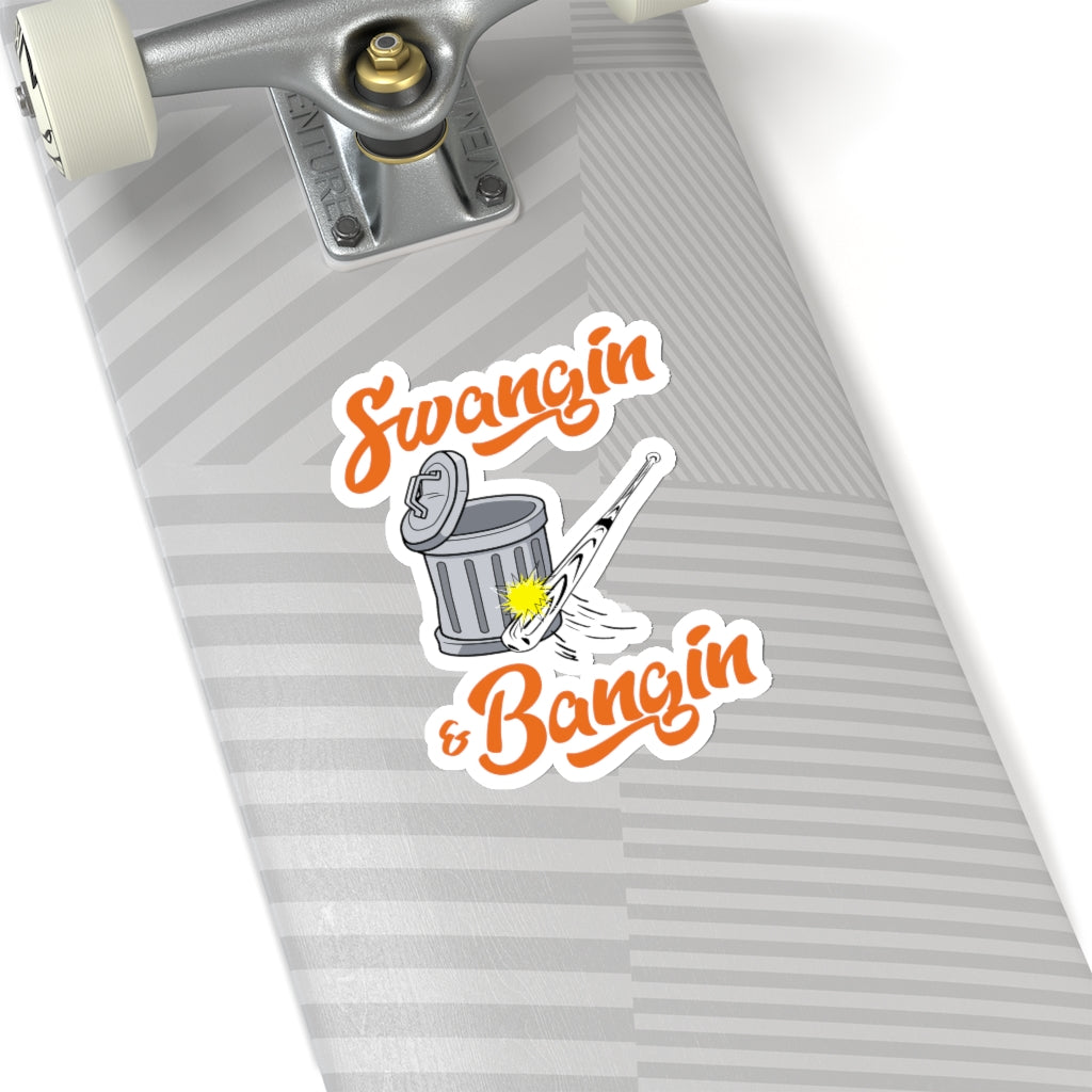 Swangin & Bangin Kiss-Cut Sticker