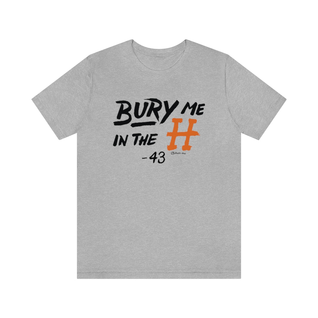 Bury Me In The H Unisex Jersey Short-Sleeve Tee