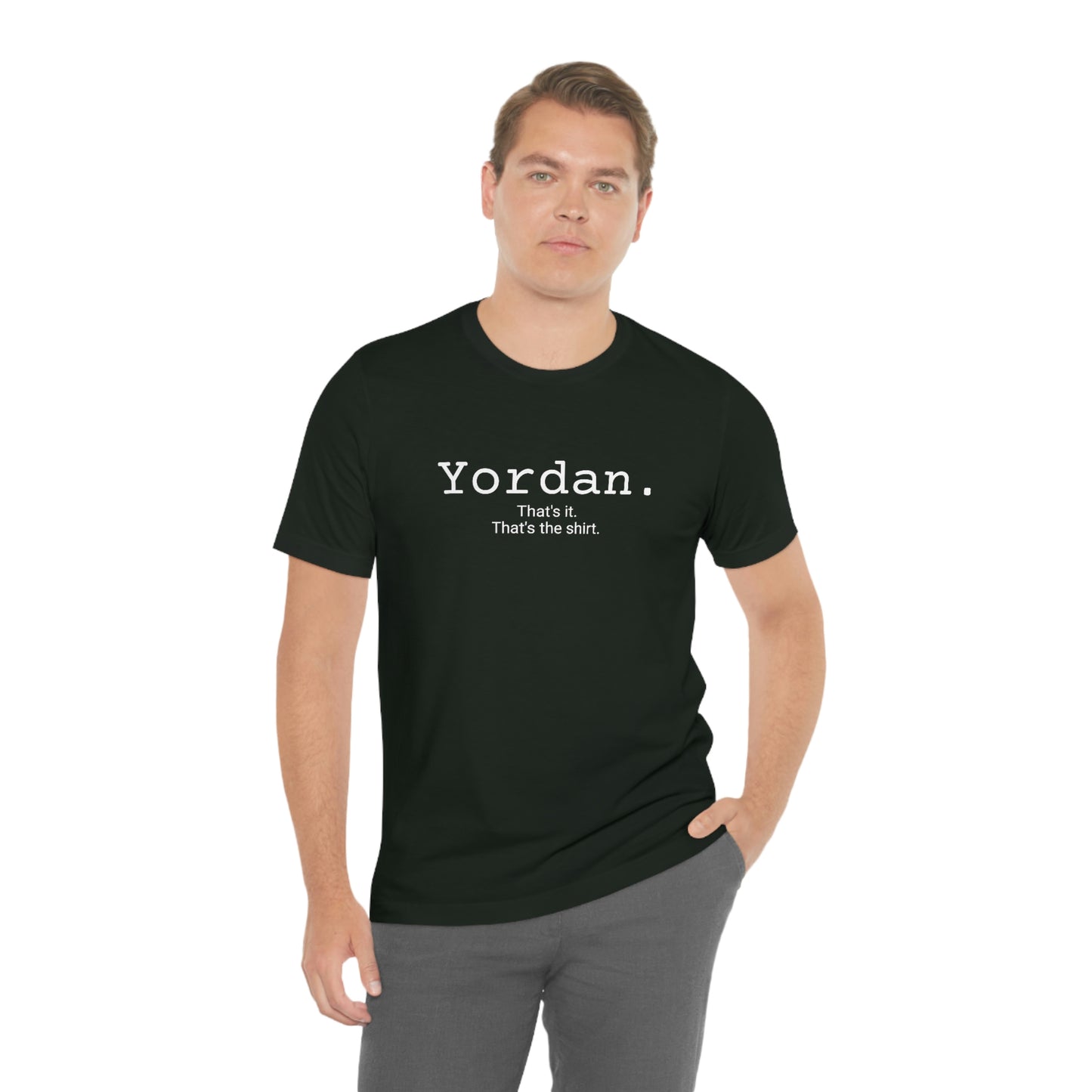 Yordan. Unisex Jersey Tee