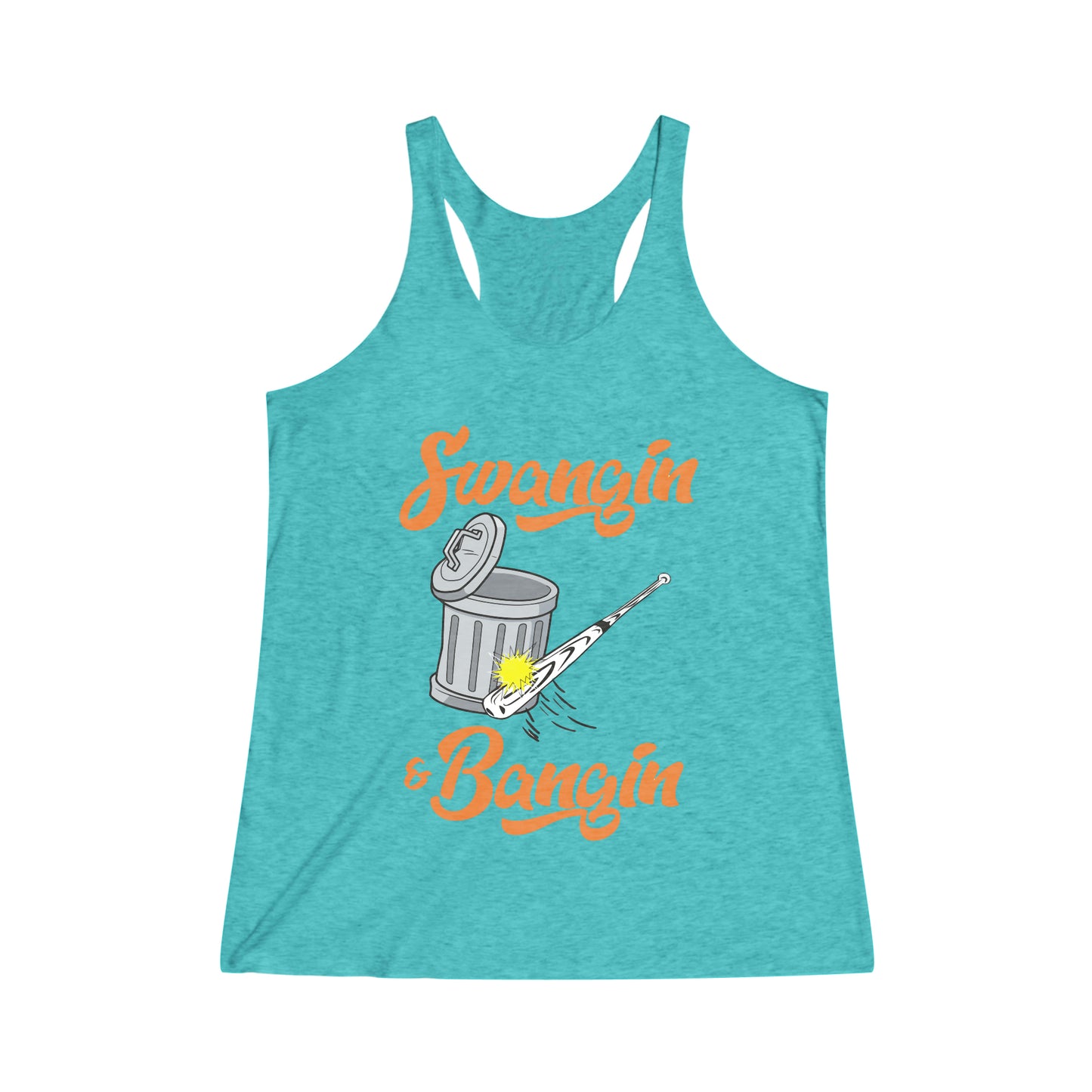 Swangin & Bangin Women's Tri-Blend Racerback Tank