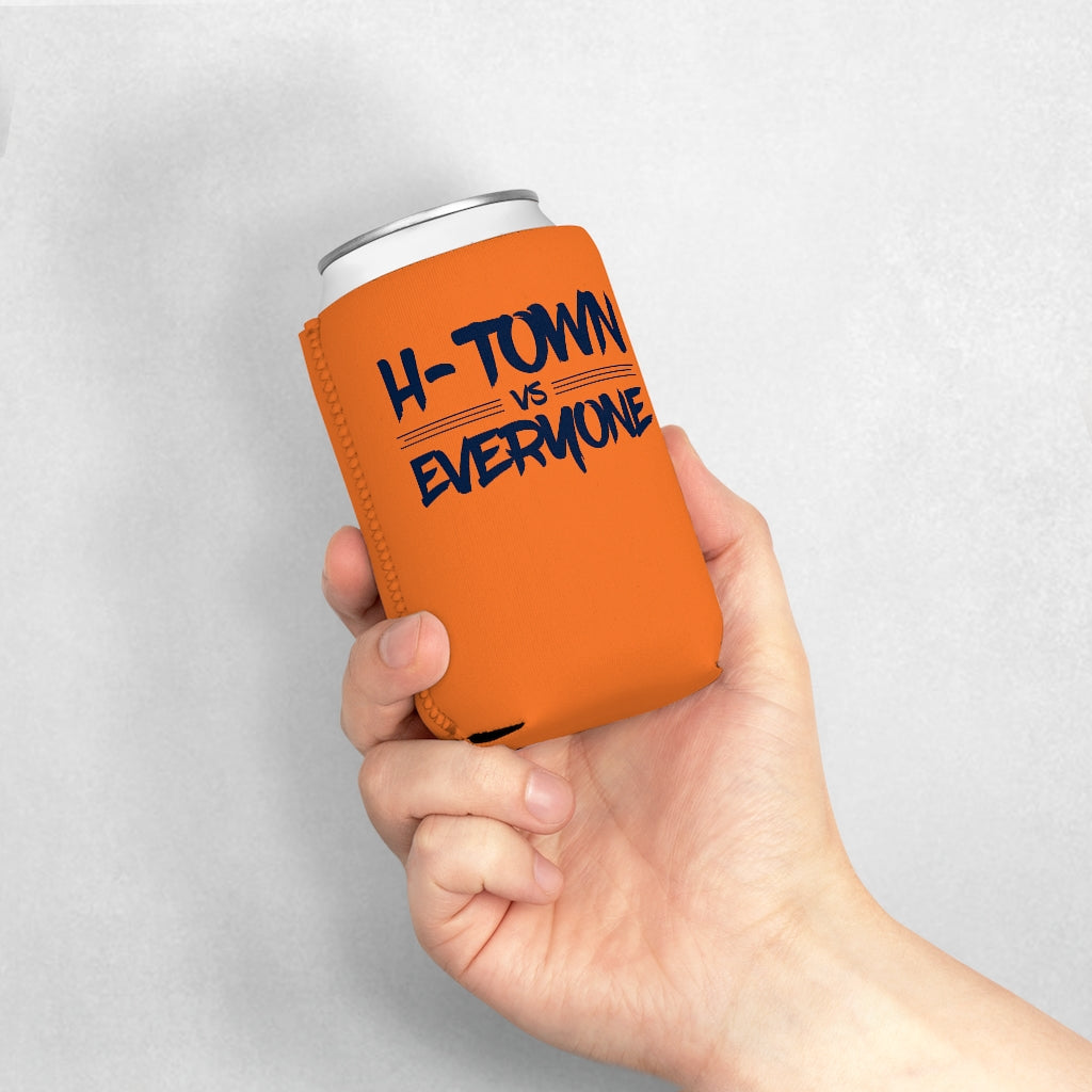 H-Town vs Everyone Orange/Navy Koozie