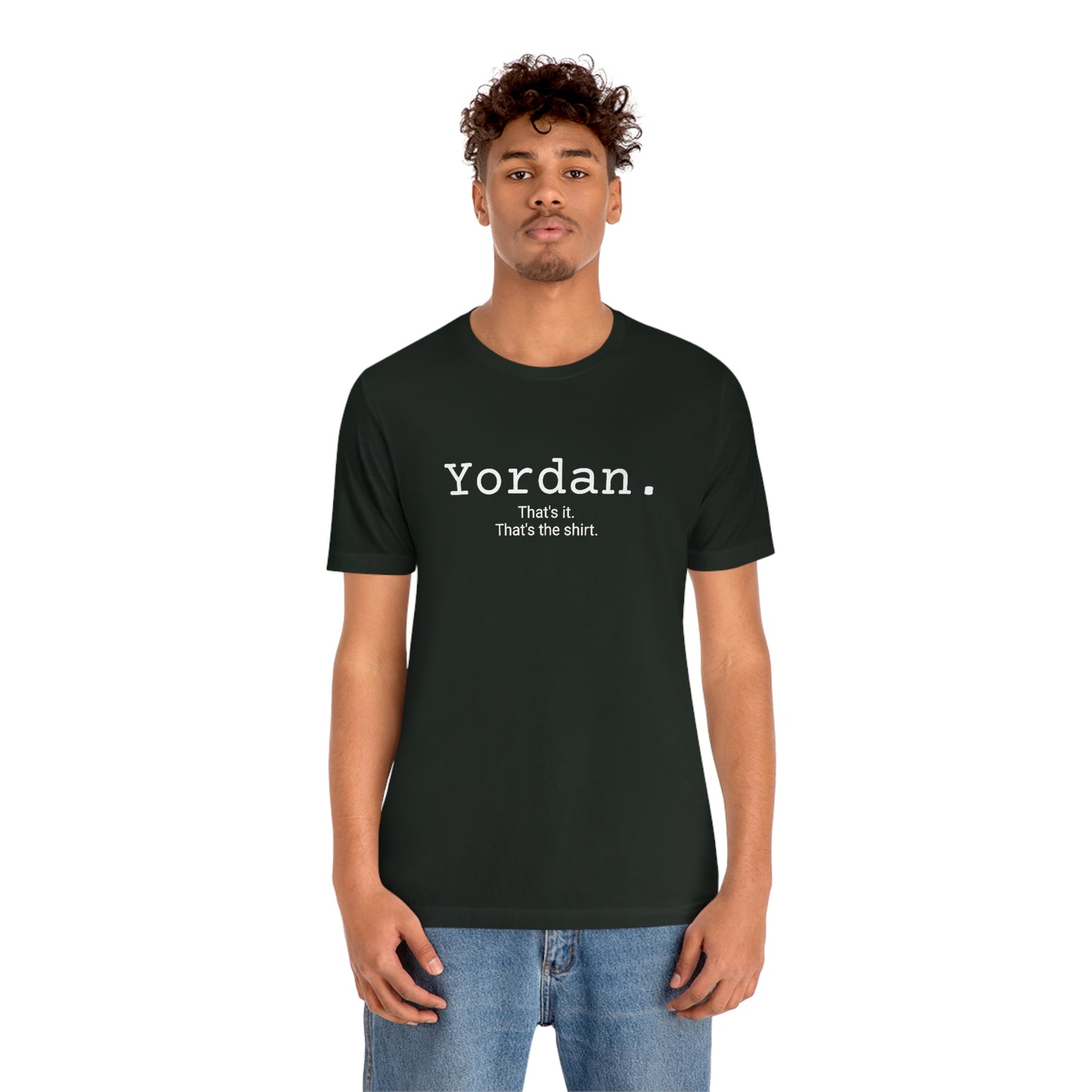 Yordan. Unisex Jersey Tee