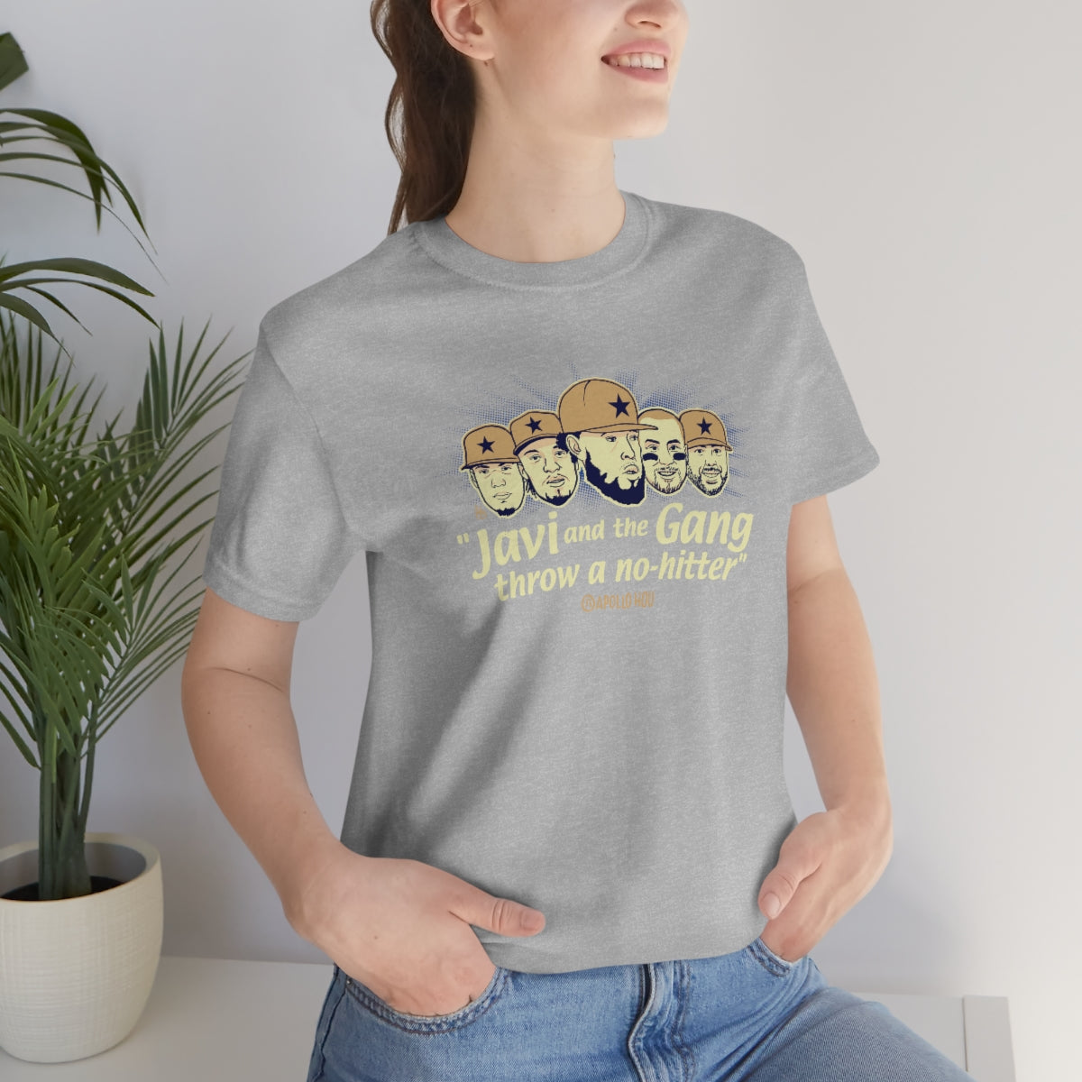 "Javi and the GANG throw a no-hitter" Unisex Jersey Tee