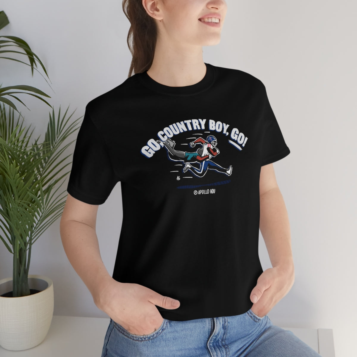 Go, Country Boy, Go! Unisex Jersey Tee