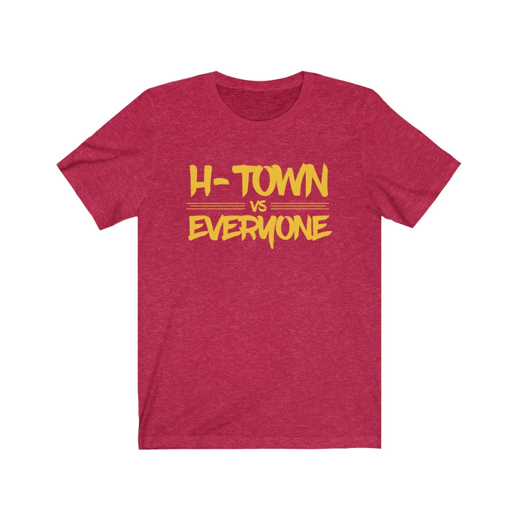 H-Town vs Everyone Alt Colors Unisex Jersey Short Sleeve Tee