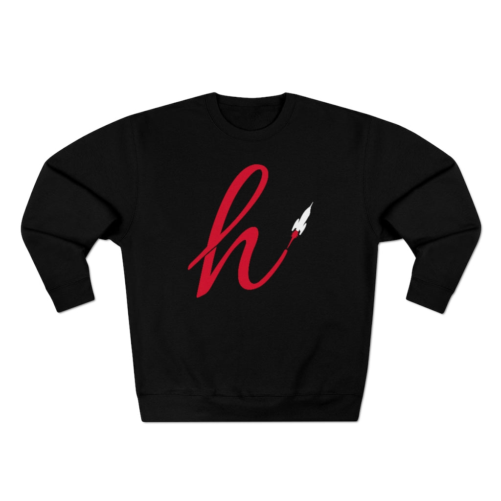 Red H Rocket Premium Crewneck Sweatshirt
