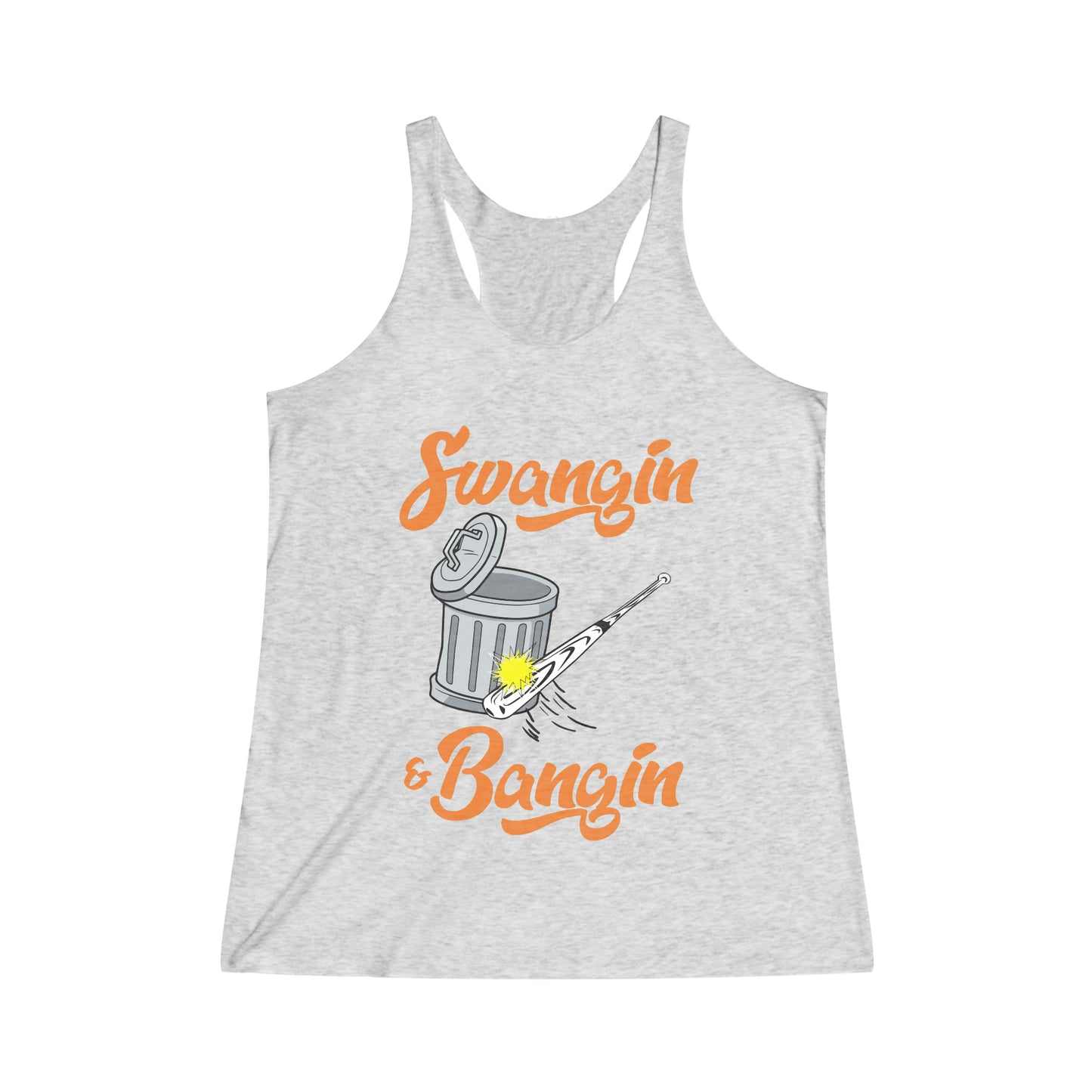 Swangin & Bangin Women's Tri-Blend Racerback Tank
