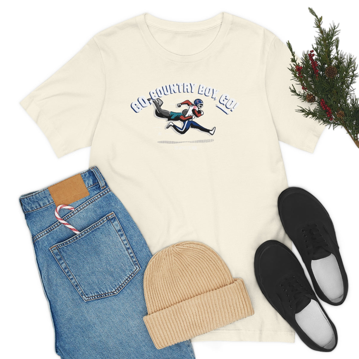 Go, Country Boy, Go! Unisex Jersey Tee