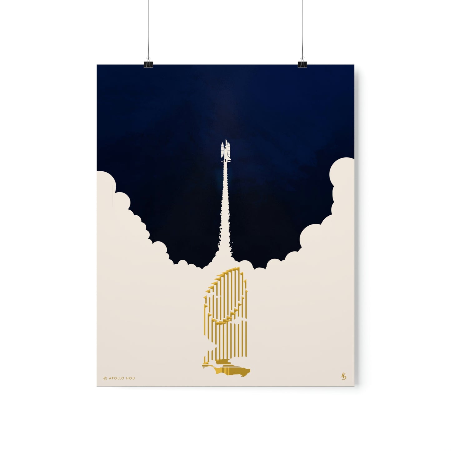 Blastoff - Premium Matte Vertical Print