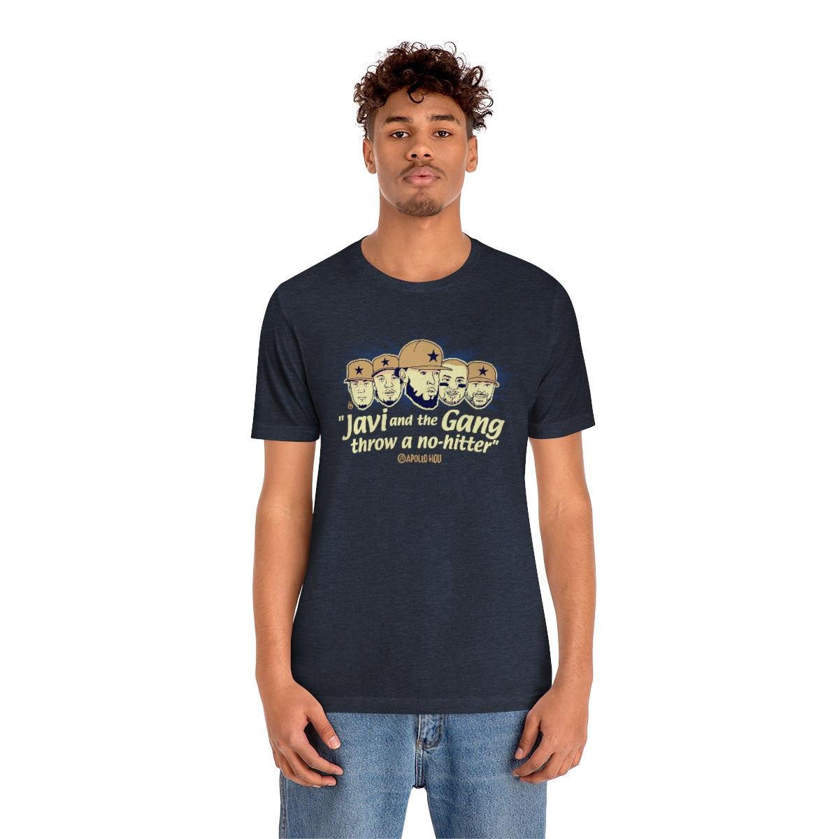 "Javi and the GANG throw a no-hitter" Unisex Jersey Tee