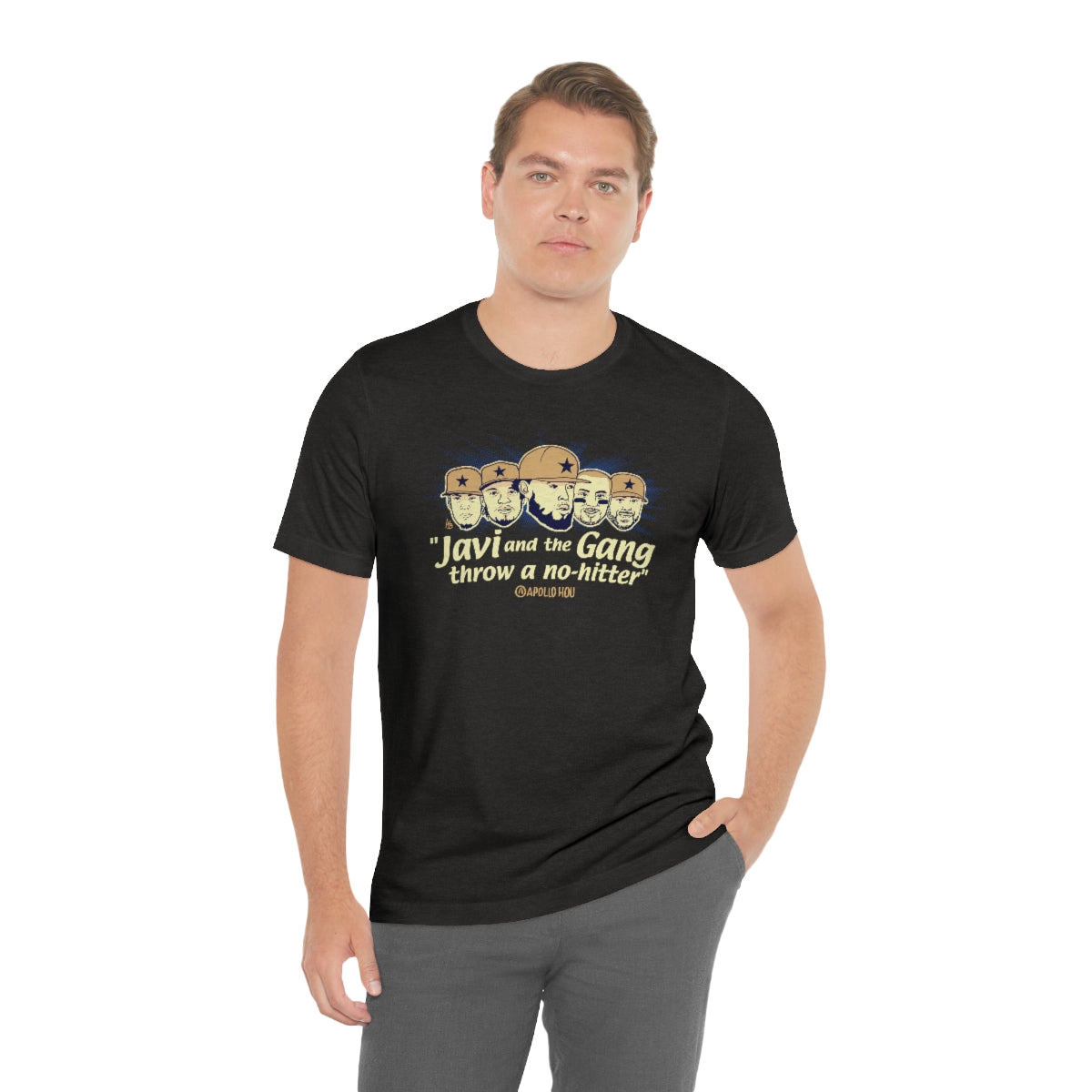 "Javi and the GANG throw a no-hitter" Unisex Jersey Tee