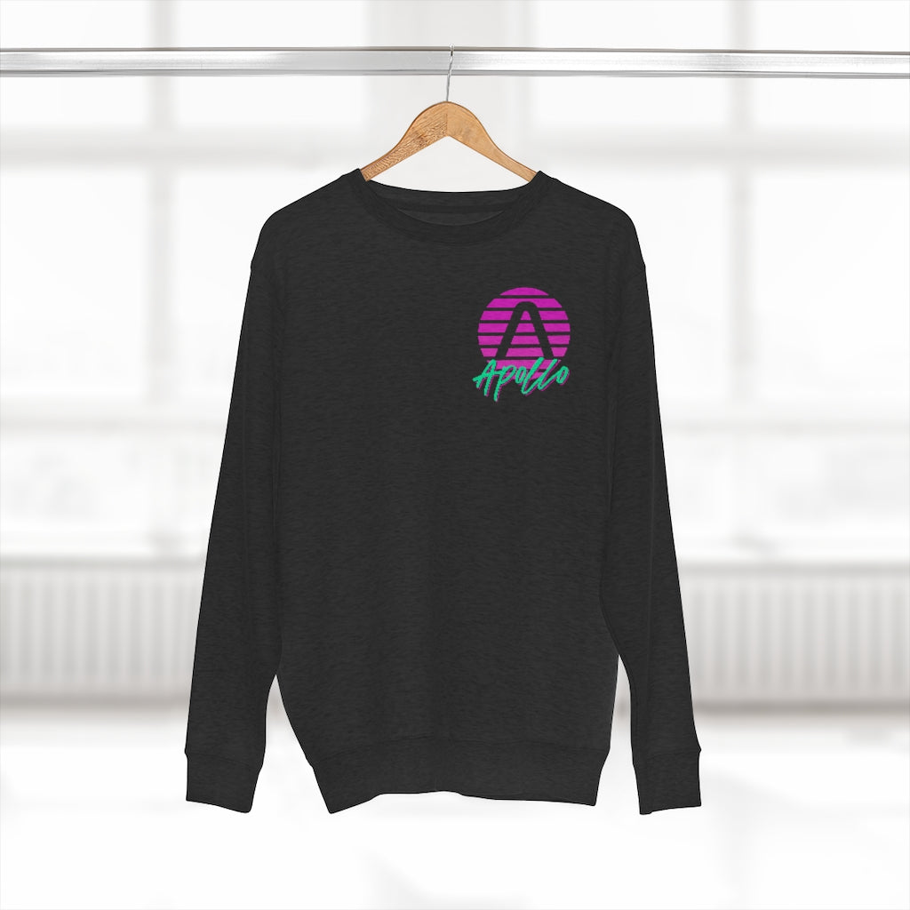 Apollo 80s Unisex Premium Crewneck Sweatshirt